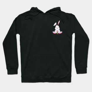 Rabbit Cute White Hoodie